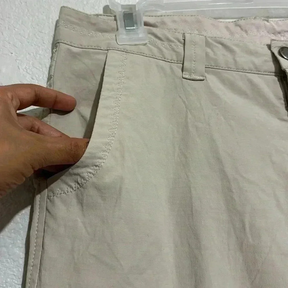 Eddie Bauer Roll-Up Khaki Hiking Mis-Rise Pants - Picture 4 of 6